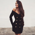 The Sofia One-Shoulder Blazer Dress