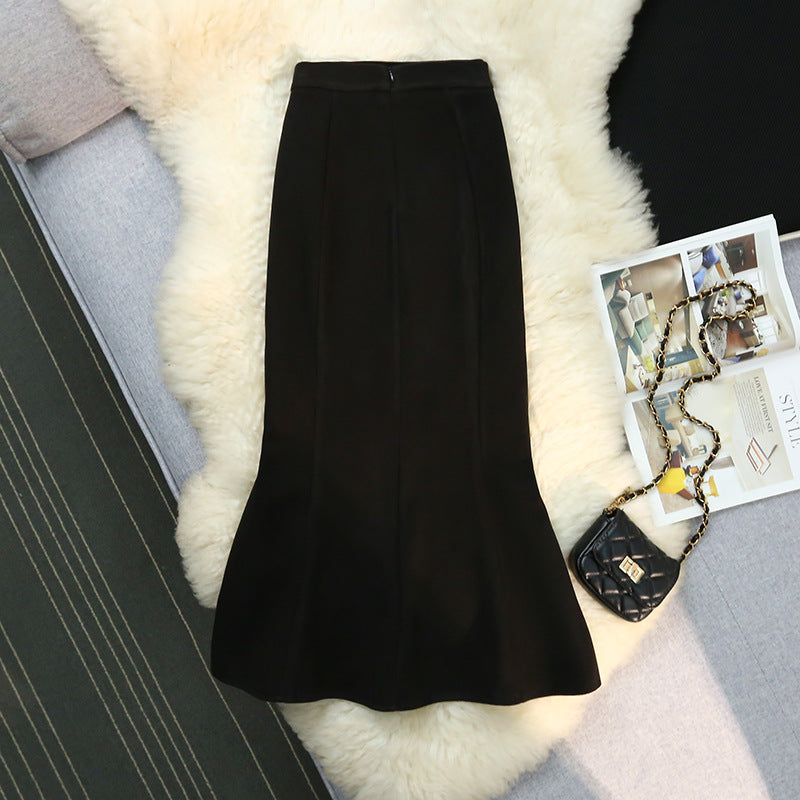 The Vivienne Fishtail Midi Skirt