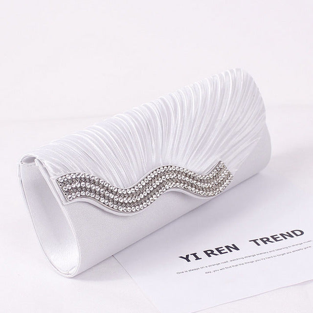 The Aurora Satin Clutch