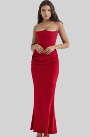 The Celeste Satin Gown
