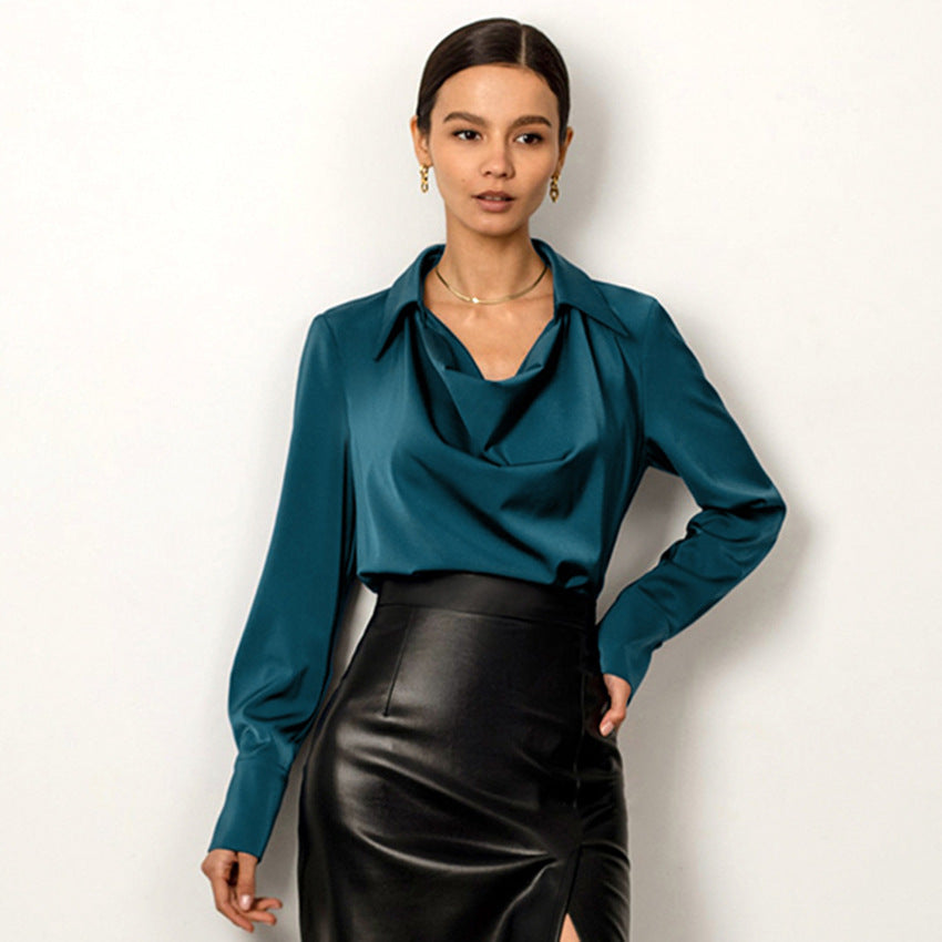 The Vivienne Draped Blouse