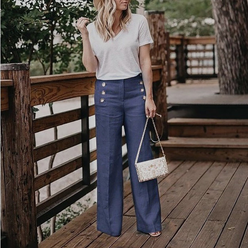The Kennedy Wide-Leg Trousers