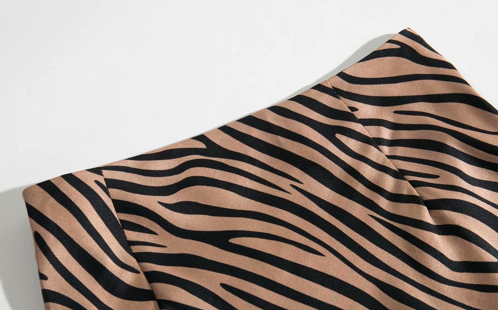 The Savannah Satin Midi Skirt
