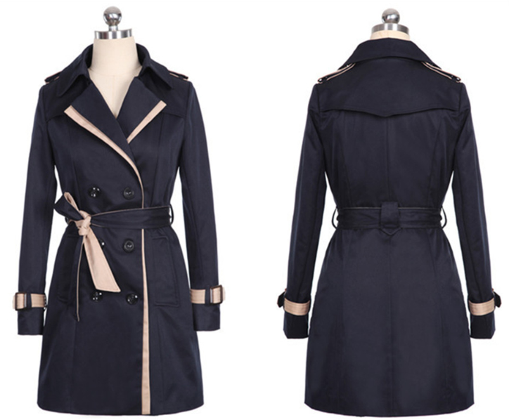 The Chelsea Contrast Trench Coat