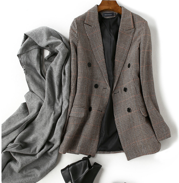 The Victoria Plaid Blazer