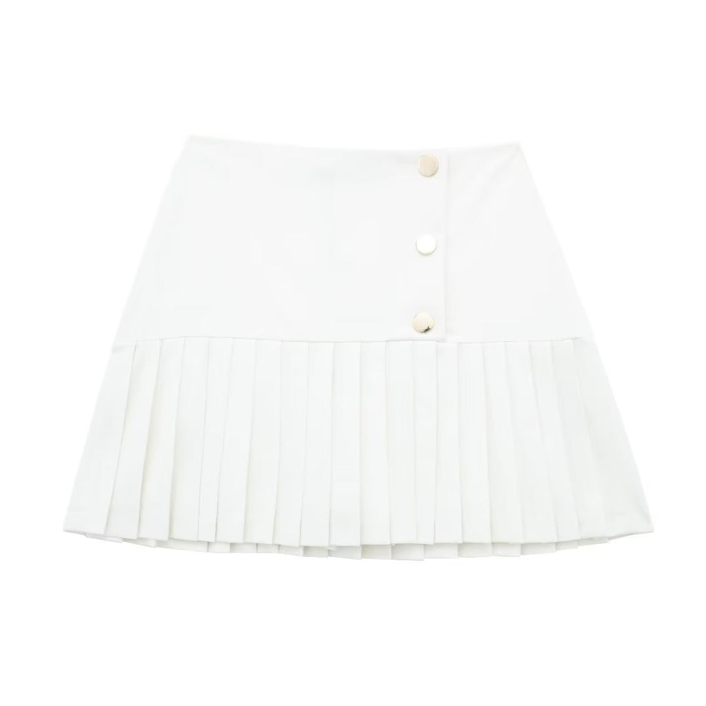 The Charlotte Pleated Mini Skirt