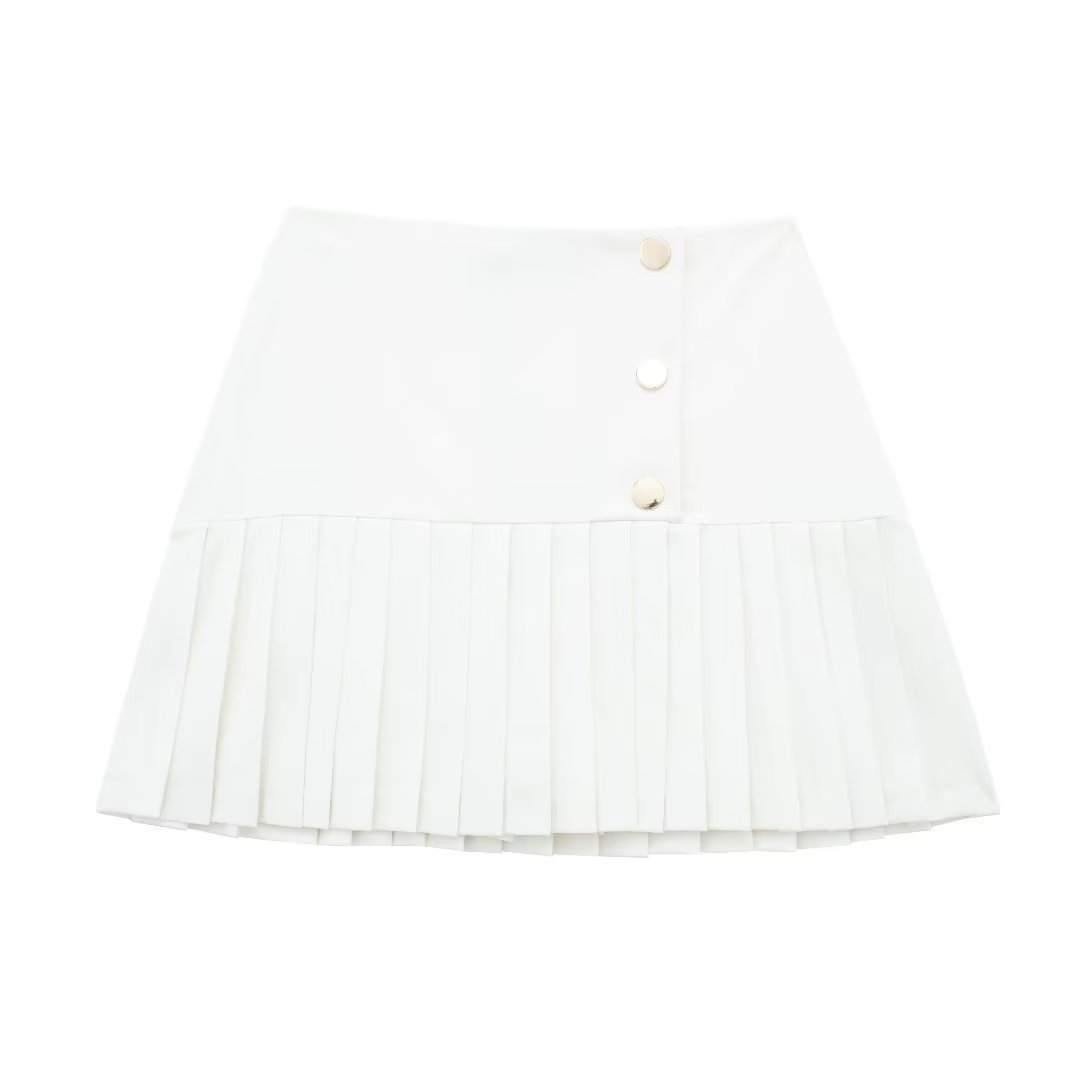 The Charlotte Pleated Mini Skirt