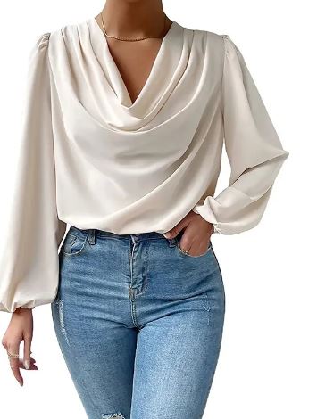 The Grace Draped Blouse