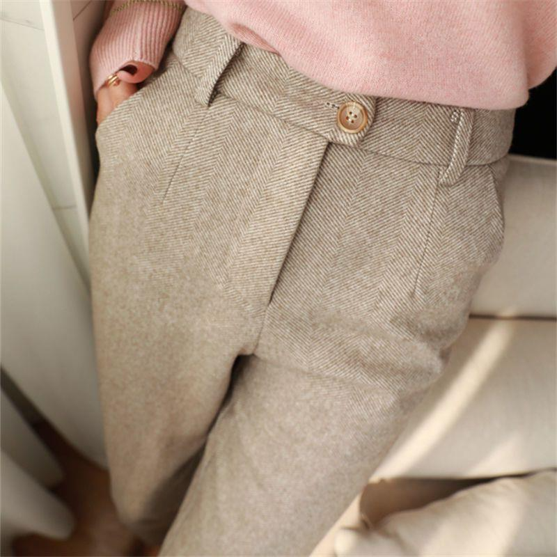 The Harper Tailored High-Waist Trousers