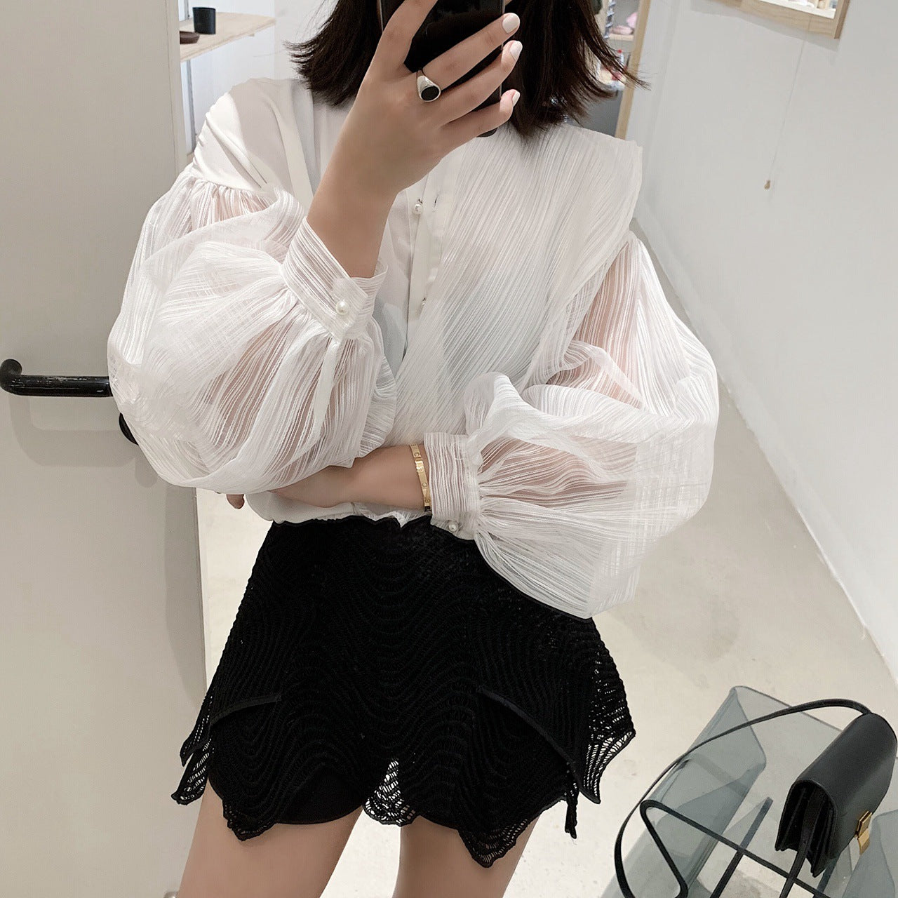 The Genevieve Pleated Blouse