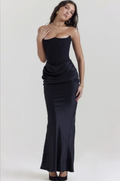 The Celeste Satin Gown