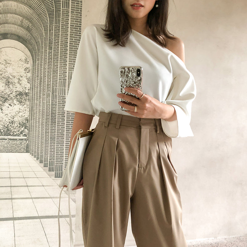 The Camille One-Shoulder Blouse