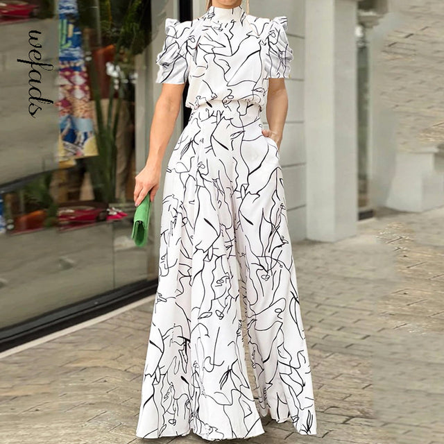 The Sofia Belted Wide-Leg Jumpsuit