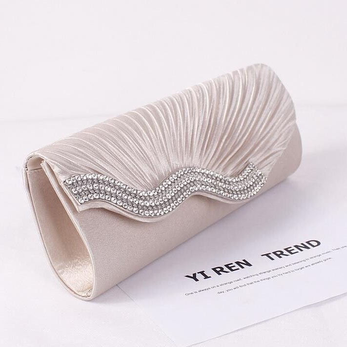 The Aurora Satin Clutch