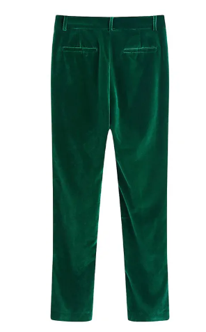 The Emerald Velvet Suit Set