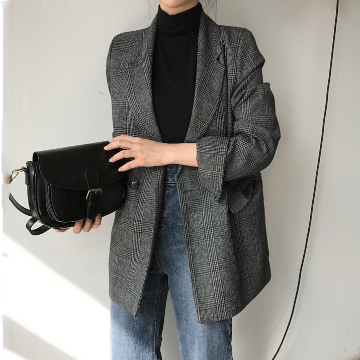The Chelsea Plaid Blazer
