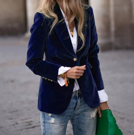 The Velvet Luxe Blazer