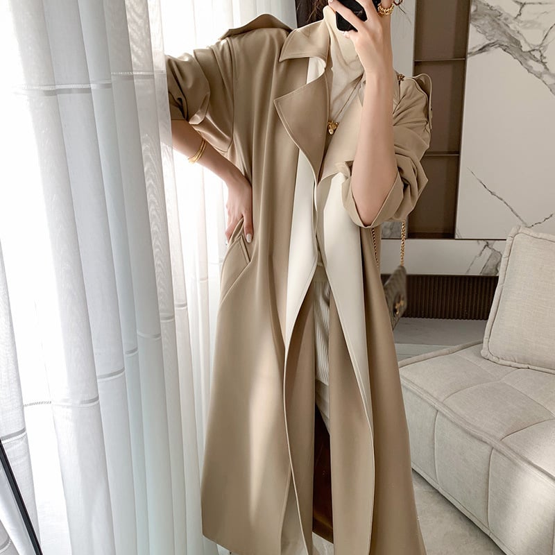 The Kensington Two-Tone Trench Coat