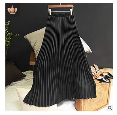 The Charlotte Pleated Midi Skirt