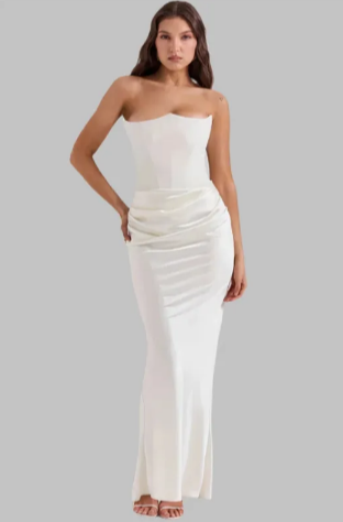 The Celeste Satin Gown