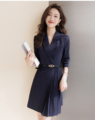 The Isabelle Belted Blazer Dress