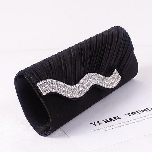 The Aurora Satin Clutch