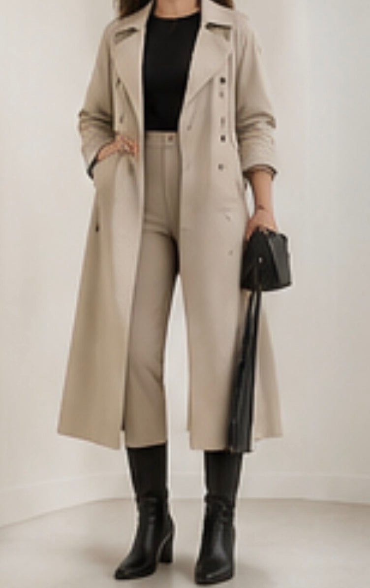 The Victoria Belted Straight-Leg Trousers