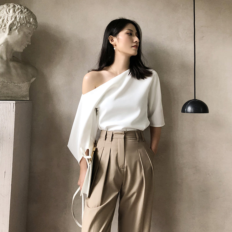 The Camille One-Shoulder Blouse
