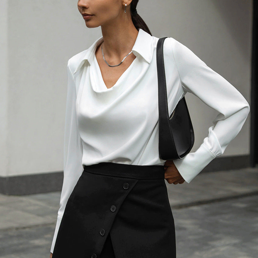 The Vivienne Draped Blouse