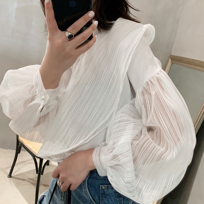 The Genevieve Pleated Blouse