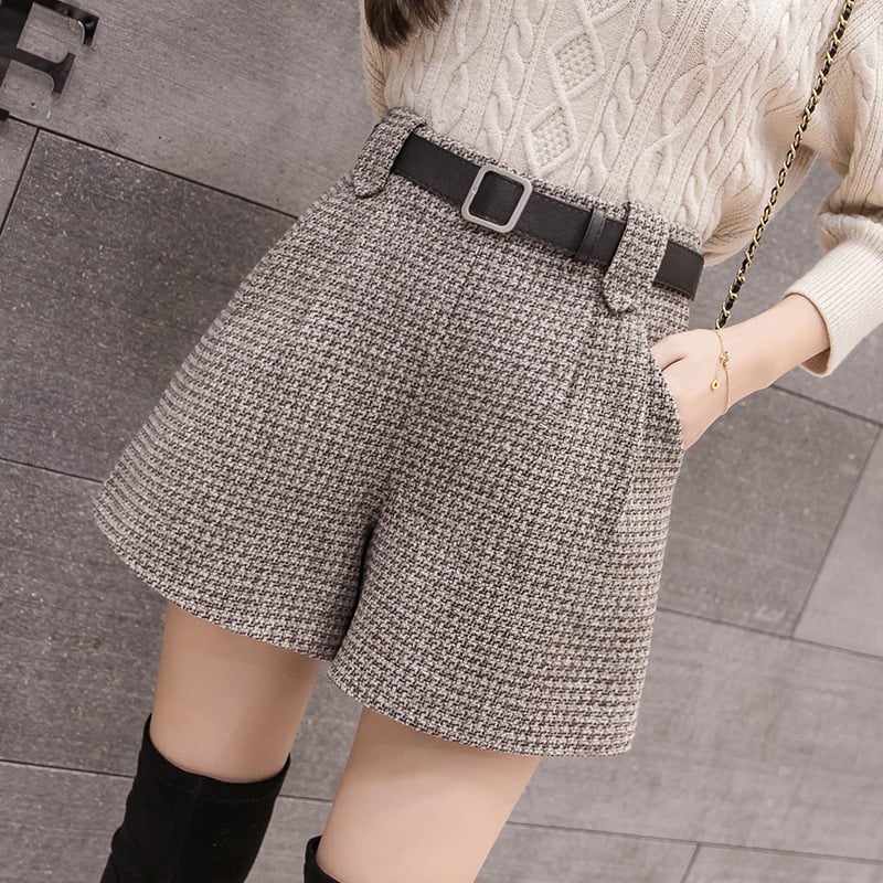 The Blair Plaid Tailored Shorts