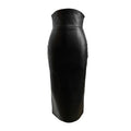 The Monroe Leather Midi Skirt