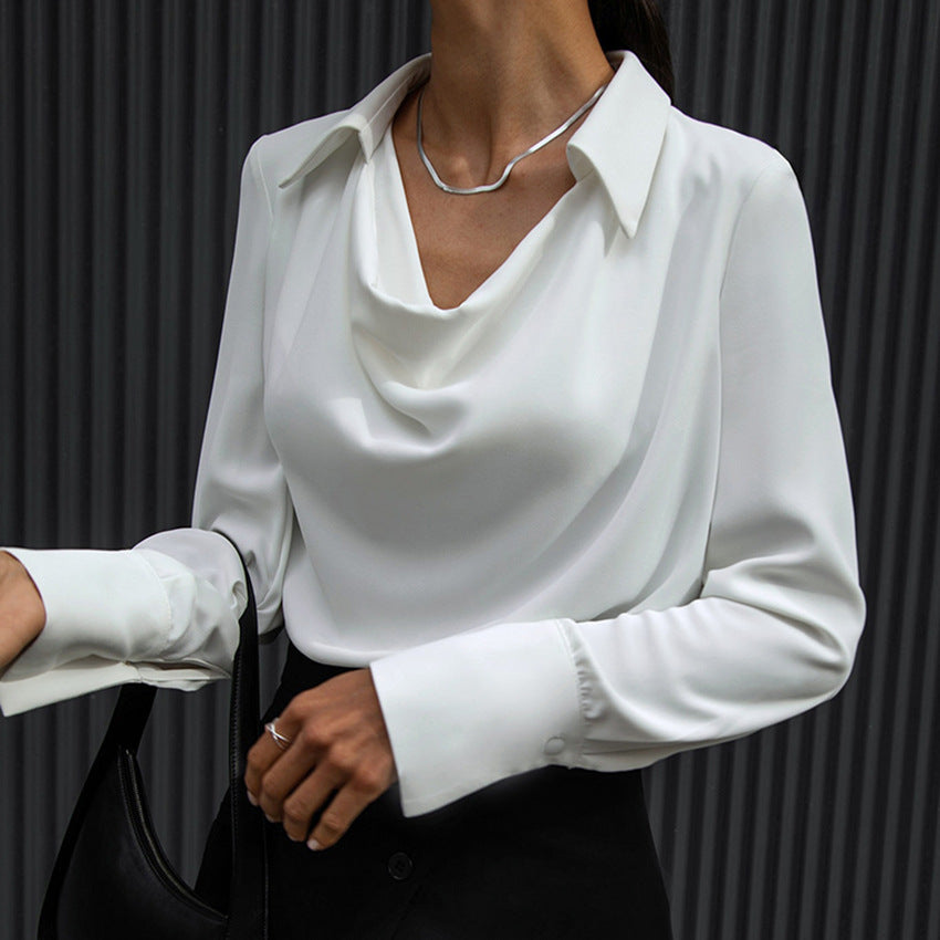 The Vivienne Draped Blouse