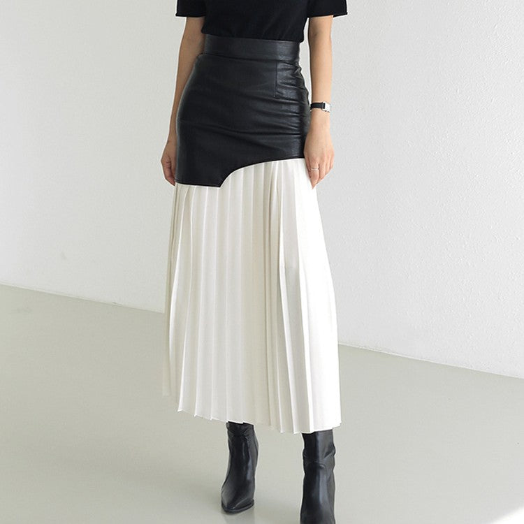 The Victoria Pleated Midi Skirt