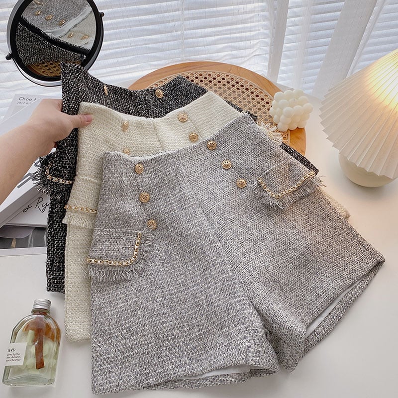 The Monroe Tweed Shorts