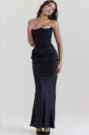 The Celeste Satin Gown