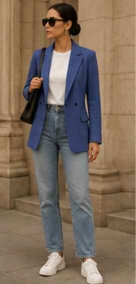 The Harper Double-Breasted Blazer