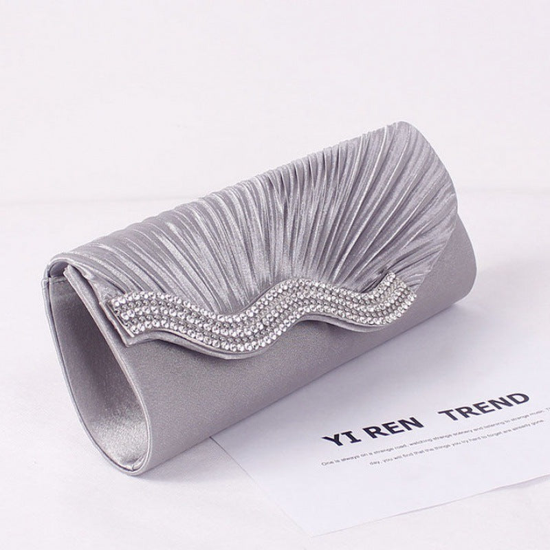 The Aurora Satin Clutch
