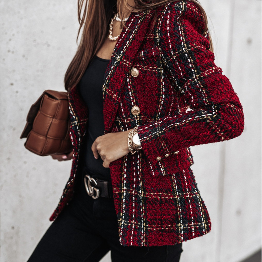 The Charlotte Plaid Blazer