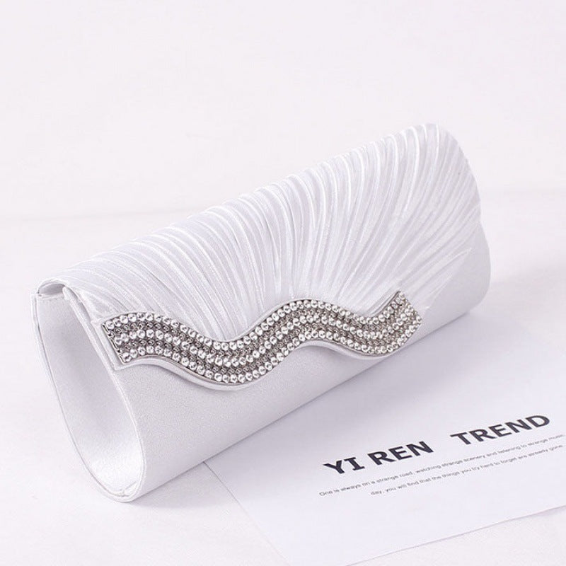 The Aurora Satin Clutch