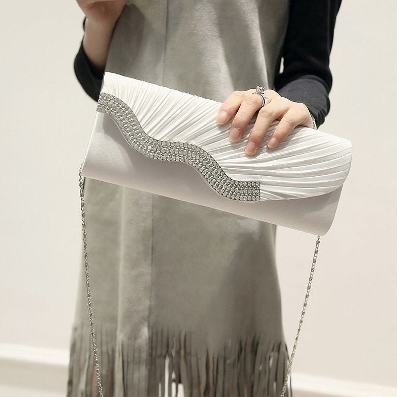 The Aurora Satin Clutch