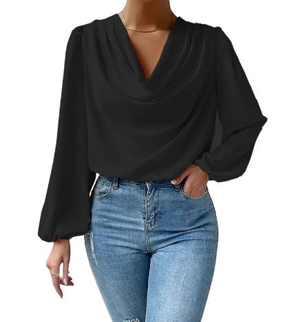 The Grace Draped Blouse