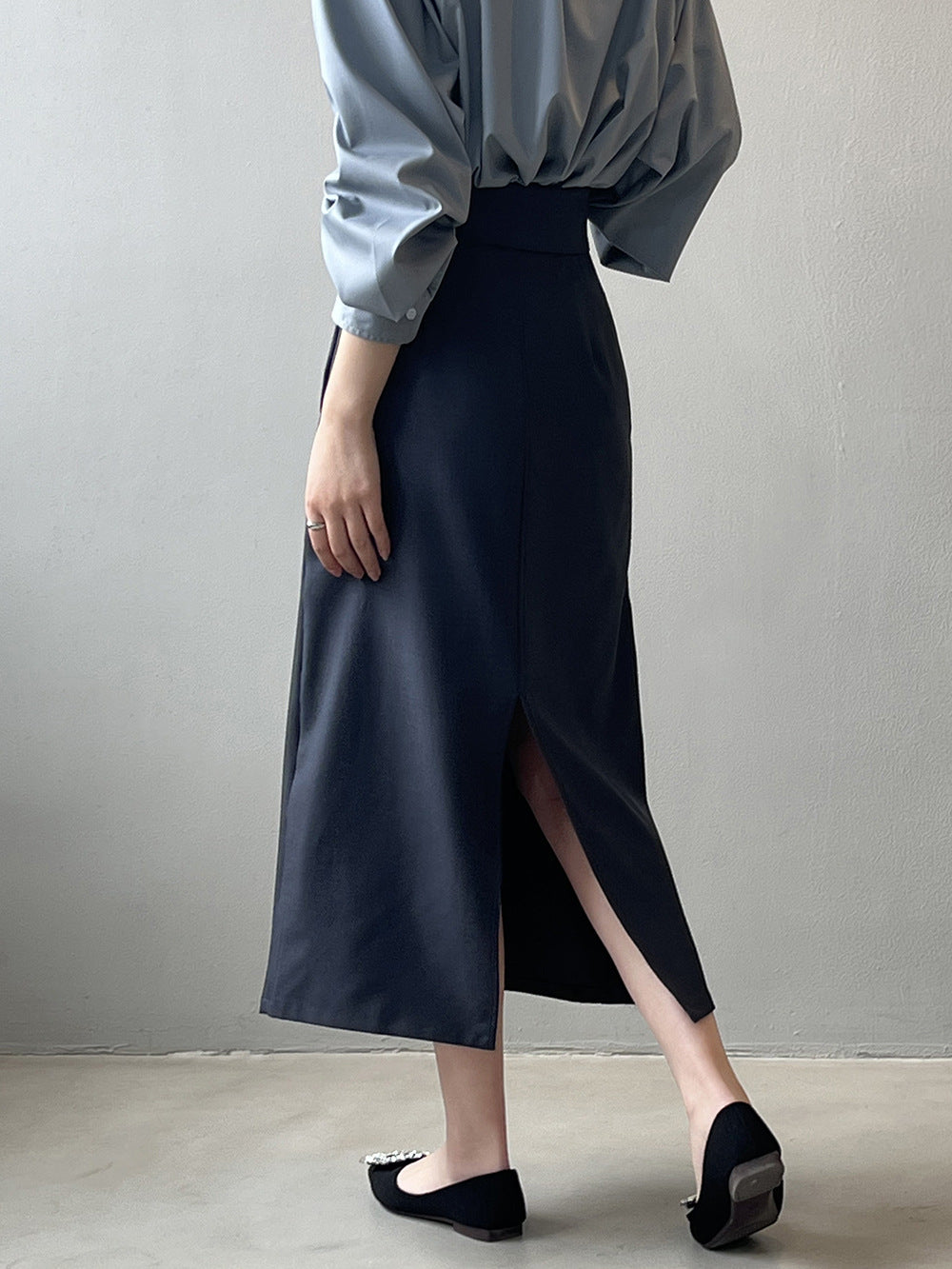 The Sofia Wrap Midi Skirt