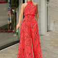 The Sofia Belted Wide-Leg Jumpsuit