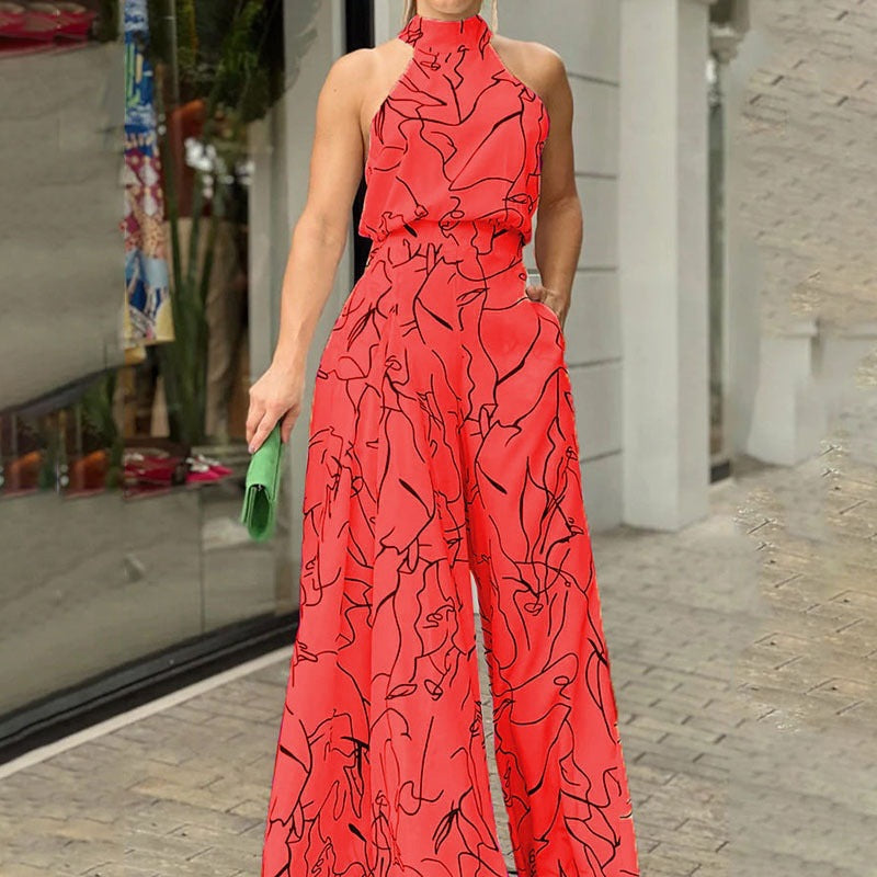 The Sofia Belted Wide-Leg Jumpsuit
