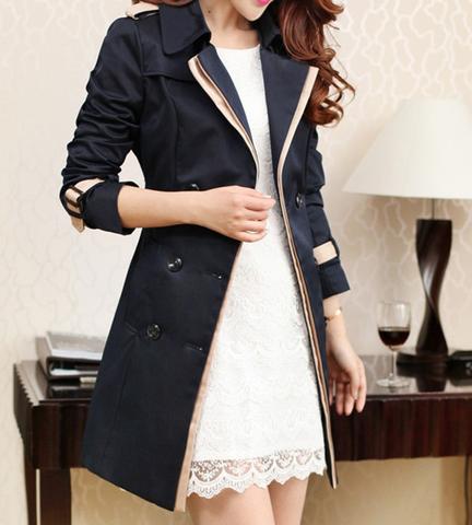 The Chelsea Contrast Trench Coat