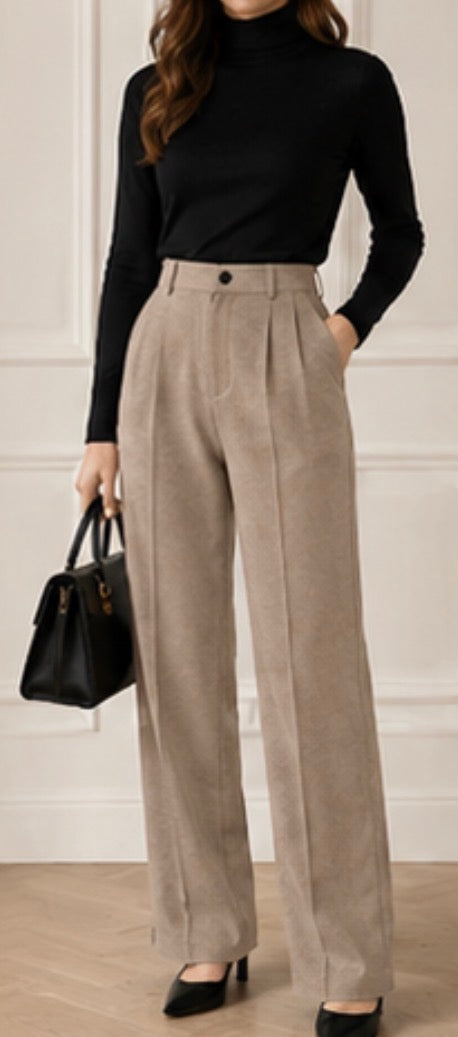 The Harper Tailored High-Waist Trousers