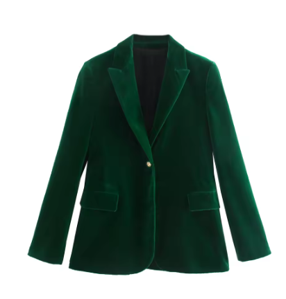 The Emerald Velvet Suit Set