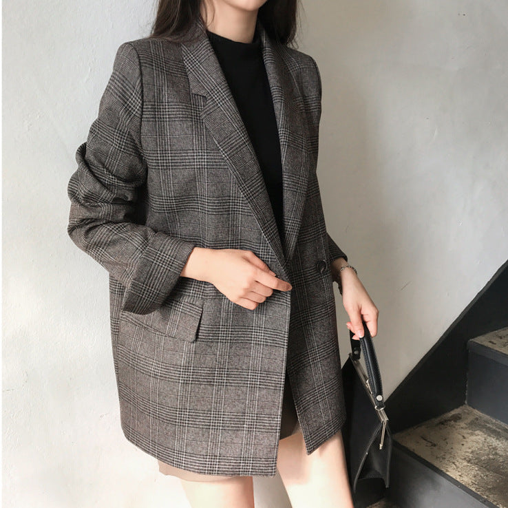 The Chelsea Plaid Blazer