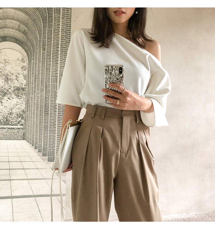The Camille One-Shoulder Blouse